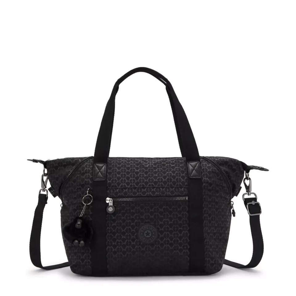 Kipling Art schoudertas medium Signature Emb licht