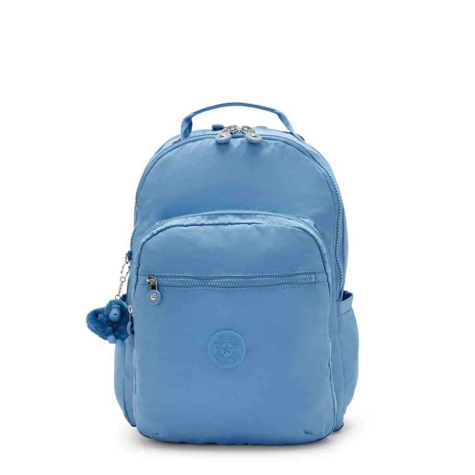 Kipling Seoul Lap rugzak Vintage Blue groot 15 inch
