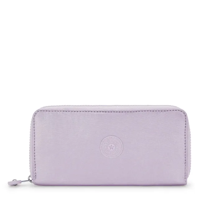 Kipling Money World grote portemonnee Lilac Moon Metallic