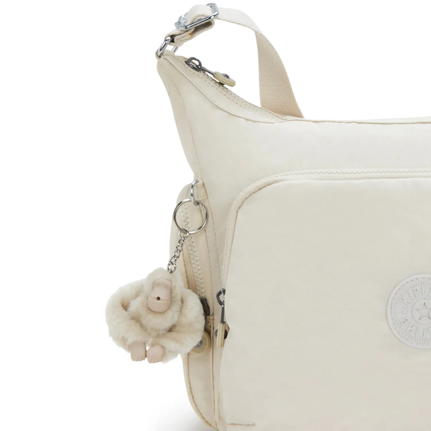Kipling Gabb crossbodytas Groot Hideaway Beige lichtgewicht