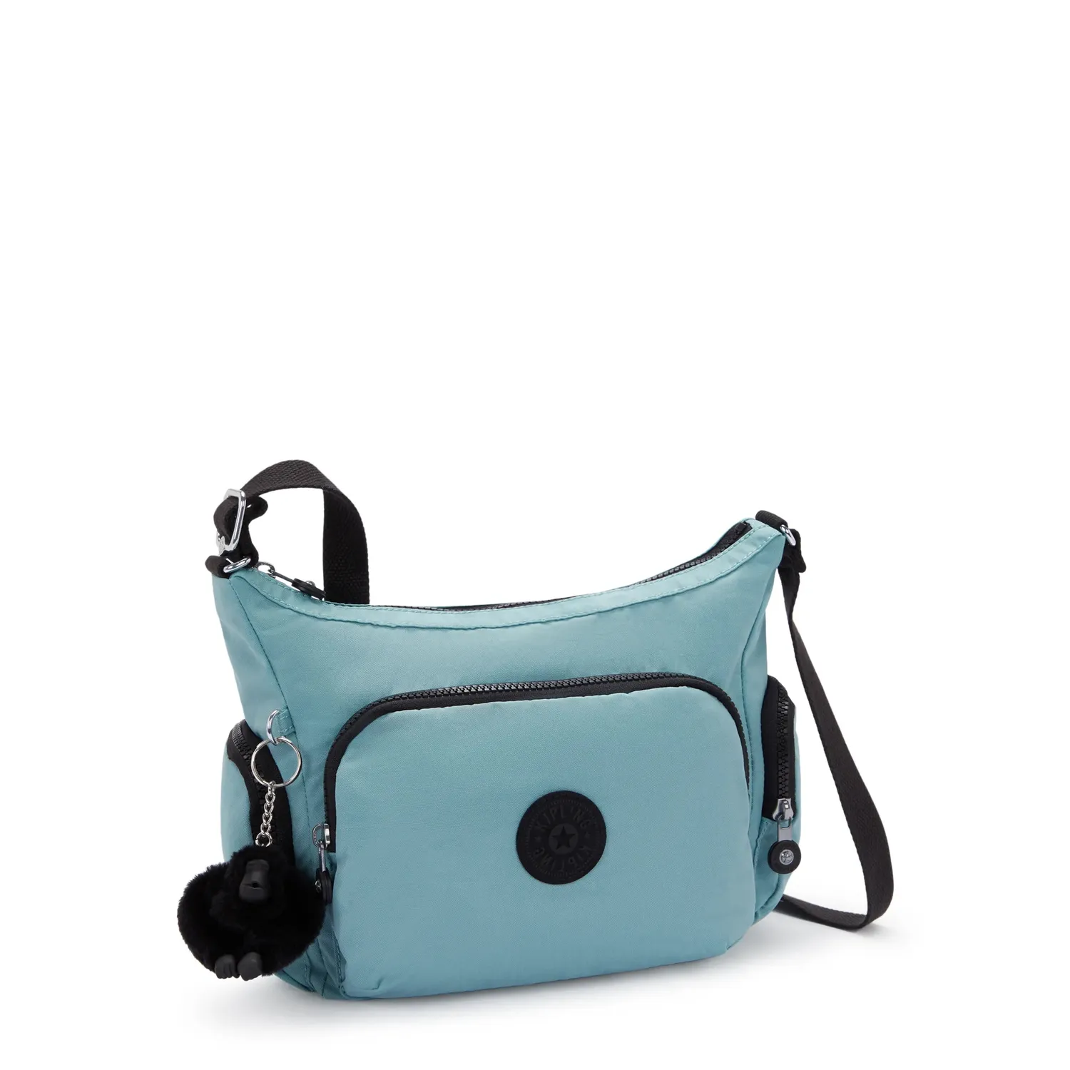Kipling Gabb S crossbodytas Medium Muted Sage met sleutelkoord