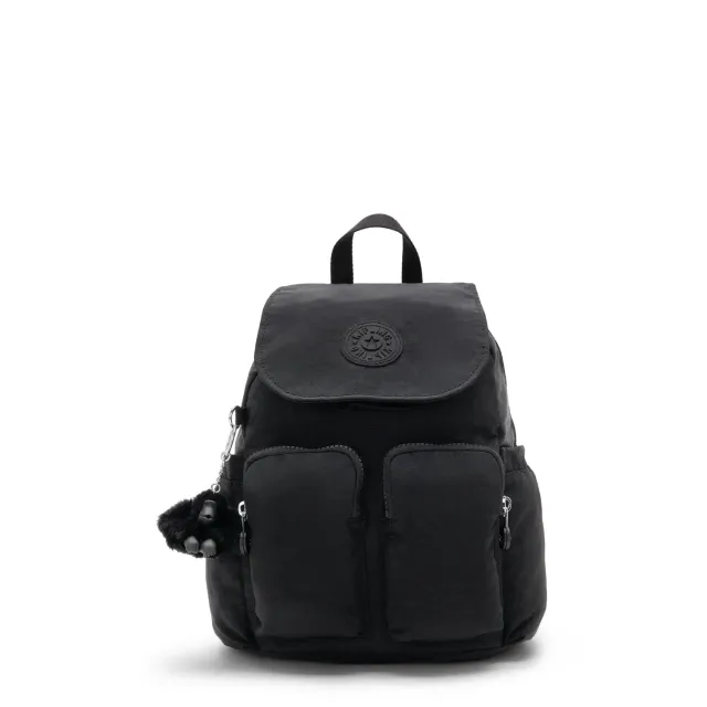 Kipling City Pocket Mini rugzak Black Noir klep