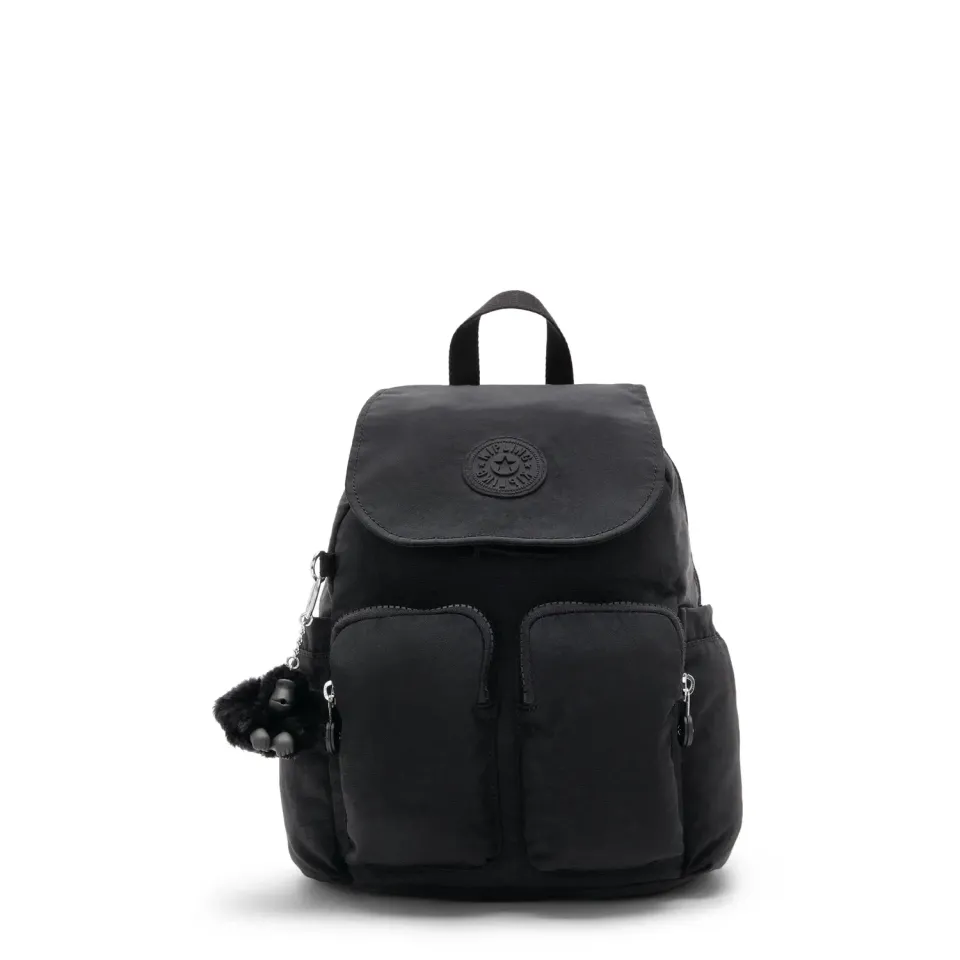 Kipling City Pocket Mini rugzak Black Noir klep