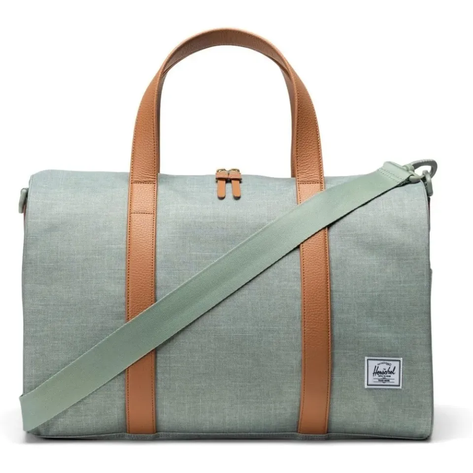 Herschel Novel Duffle reistas Iceberg Green Crosshatch