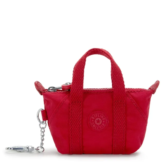 Kipling Mini Art portemonnee Ruby Red extra klein met sleutelhanger