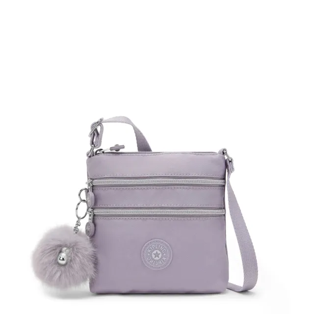 Kipling Alvar XS crossbodytas Stylish Lilac klein met ritsvakken