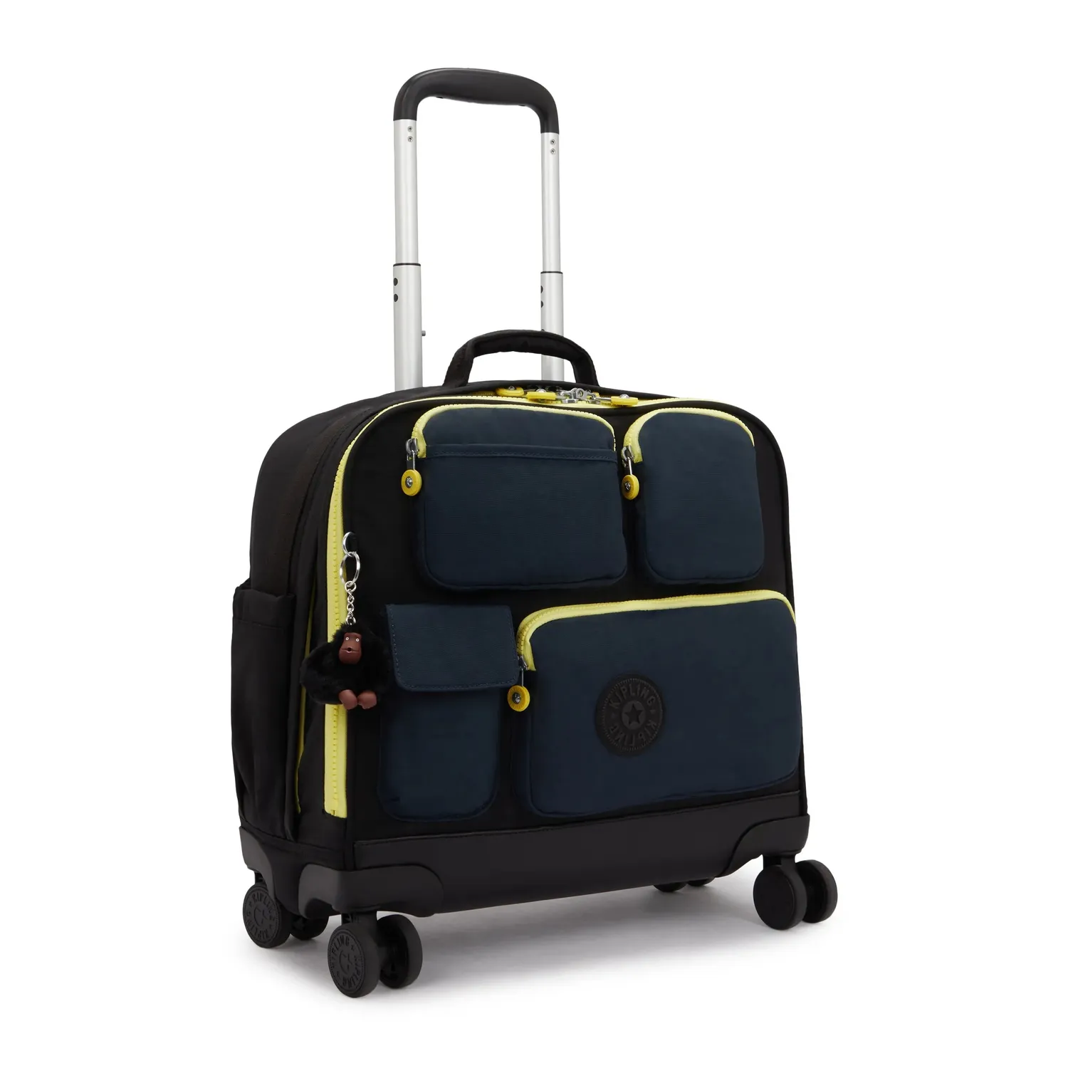 Kipling New Storia Pocket schoolrugzak Black Pocket groot met wieltjes