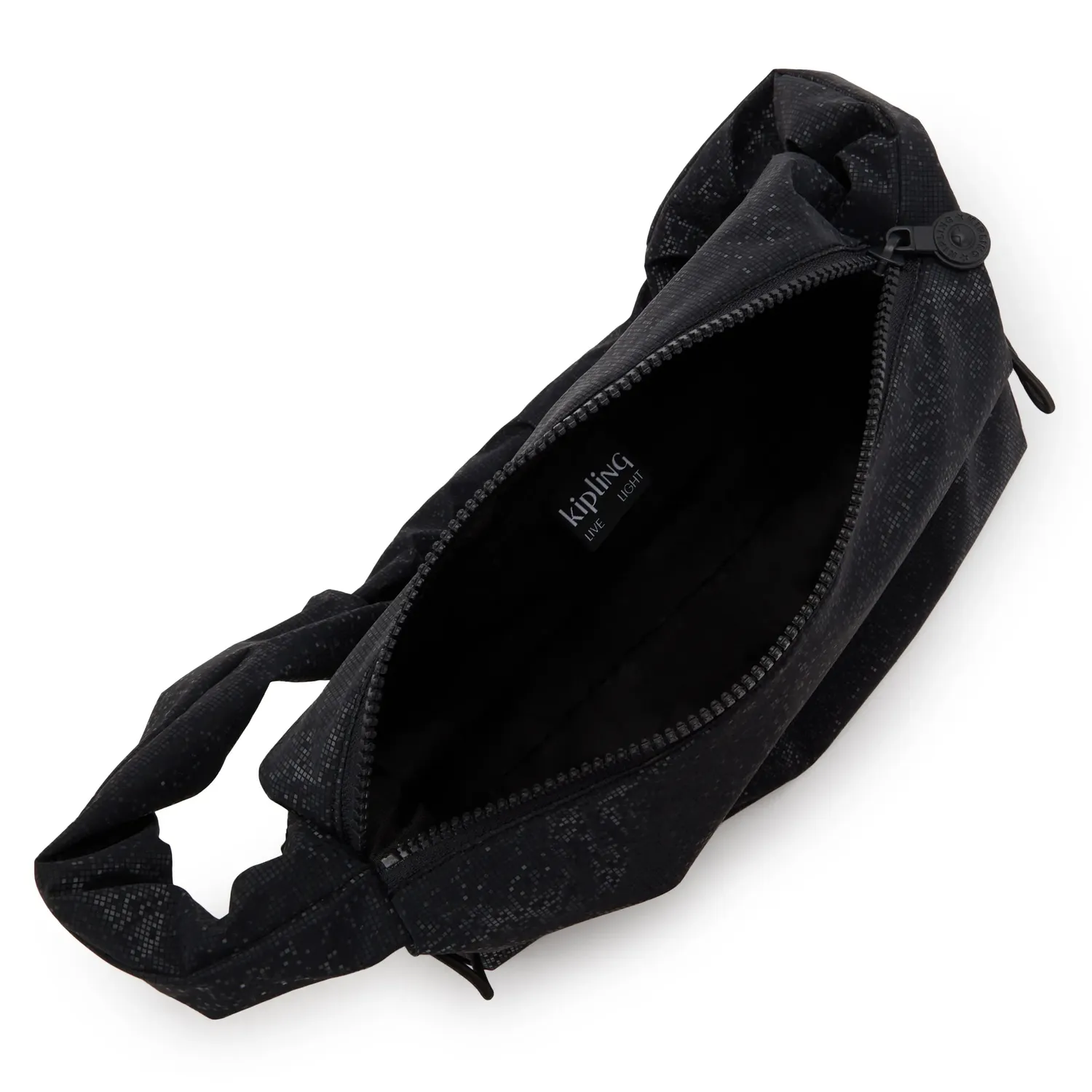 Kipling Eleni M schoudertas Shiny Pixel medium glans