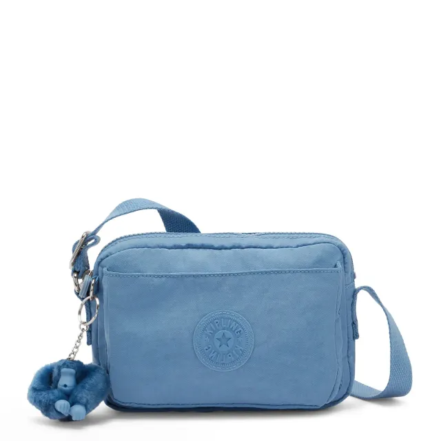 Kipling Abanu crossbody tas klein Vintage Blue verstelbaar
