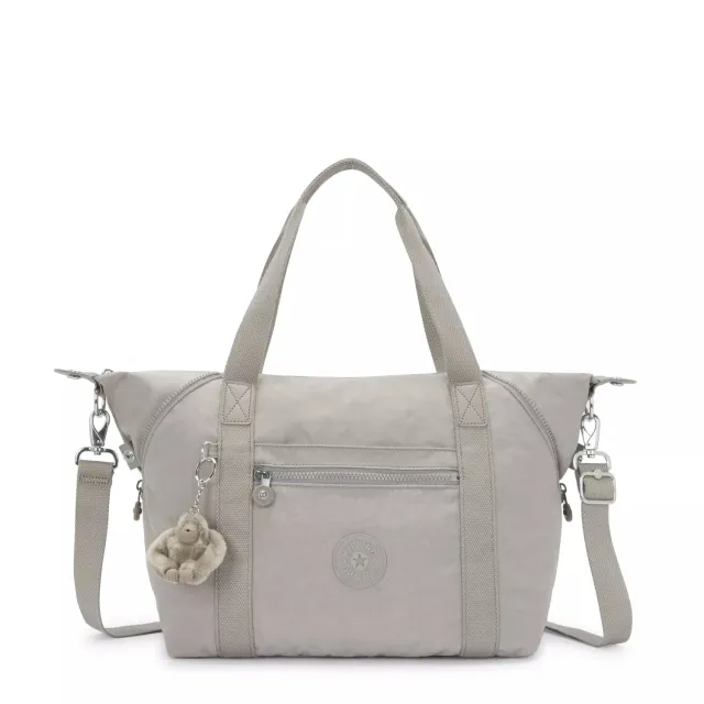 Kipling Art schoudertas medium grey gris verstelbaar