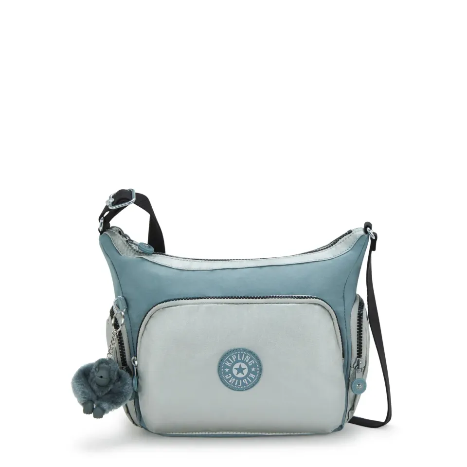 Kipling Gabb S crossbodytas Medium Relaxed Grey met vakken