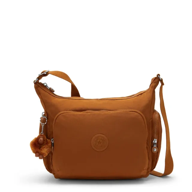 Kipling Gabb crossbodytas Groot Stylish Mokka bruin