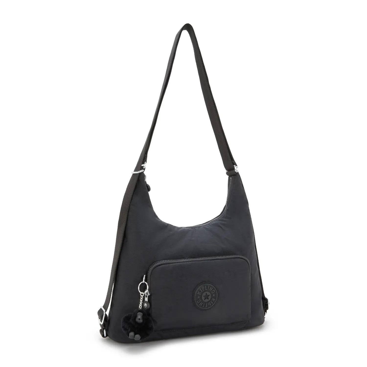 Kipling Yenna schoudertas Black Noir medium multifunctioneel