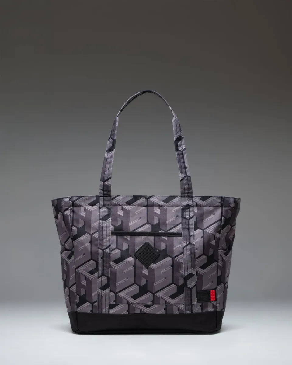 Herschel Heritage LEGO shopper Monogram Black groot