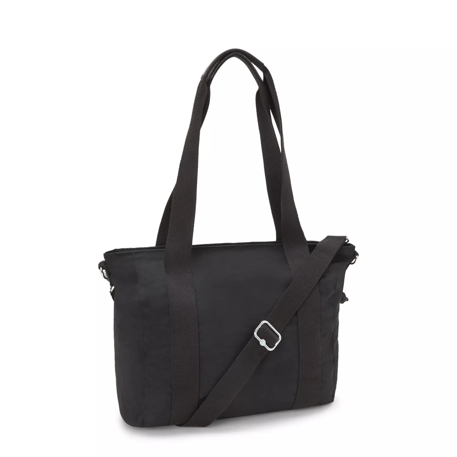 Kipling Asseni S shopper Black Noir klein met schouderriem