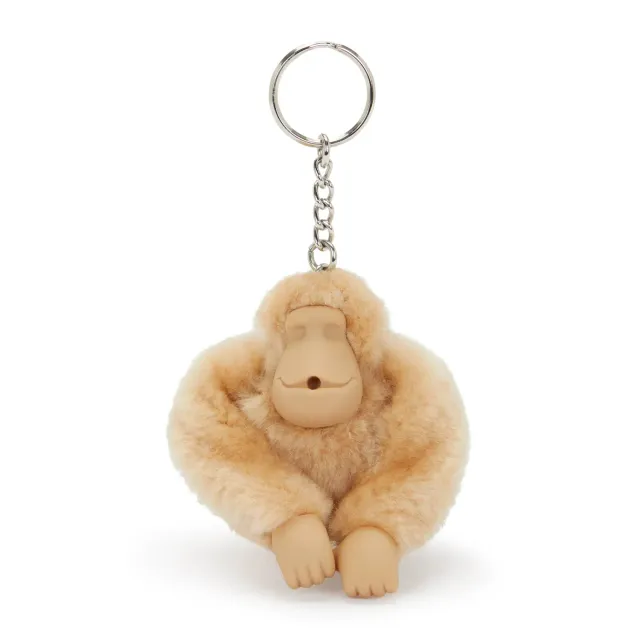Kipling Monkeyclip M sleutelhanger Early Tan Medium pluche