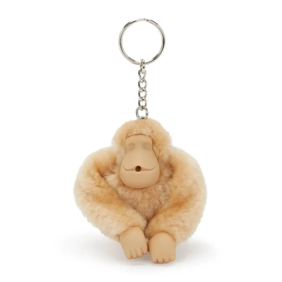 Kipling Monkeyclip M sleutelhanger Early Tan Medium pluche