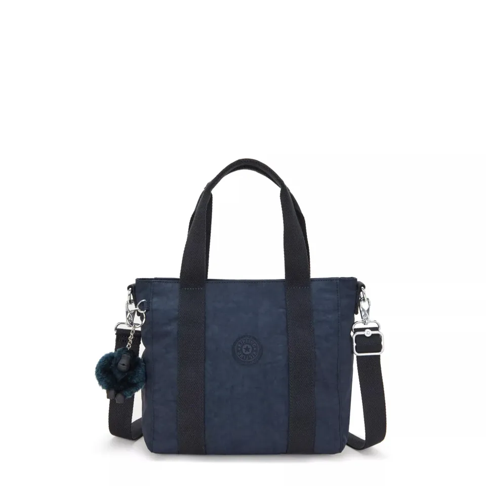 Kipling Asseni Mini draagtas klein Blue Bleu 2 licht