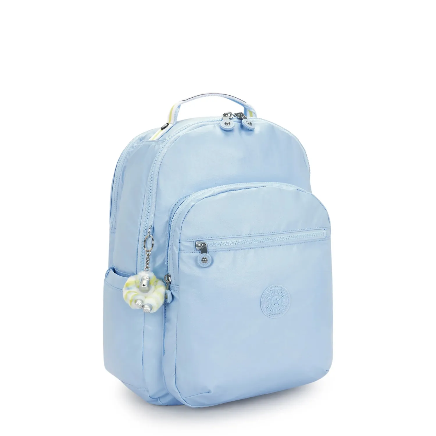 Kipling Seoul College Extra rugzak groot Clear Sky 15 inch