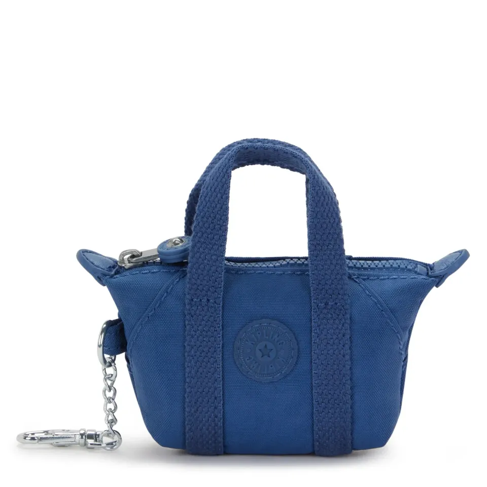 Kipling Mini Art portemonnee Casual Blue Extra klein sleutelhanger