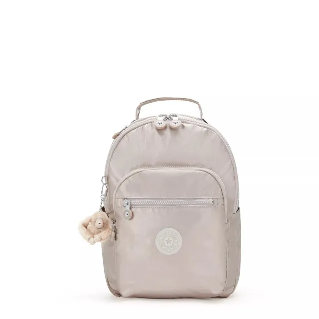 Kipling Seoul S rugzak Klein Metallic Glow 11 inch tabletvak