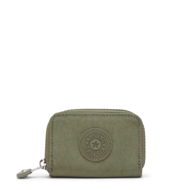 Kipling Cash Buddy portemonnee Almost Sage klein met rits