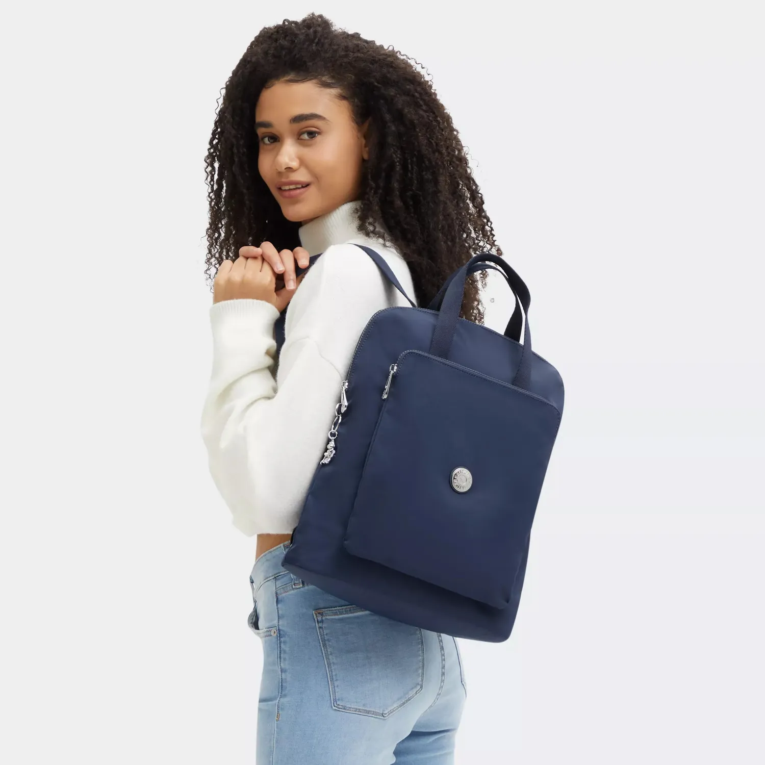 Kipling Kazuki rugzak Medium Endless Blue 13 inch laptop