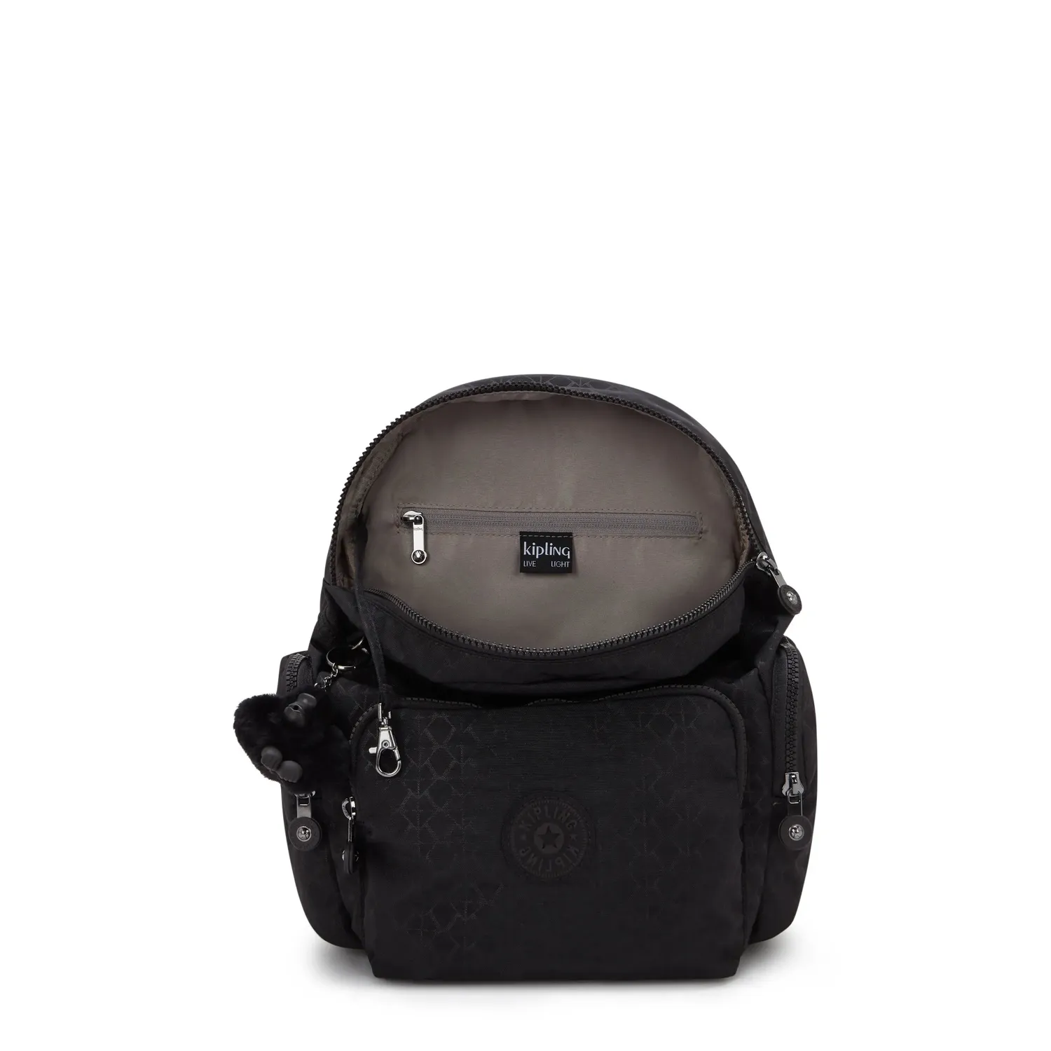 Kipling City Zip S rugzak klein Signature Emb met print