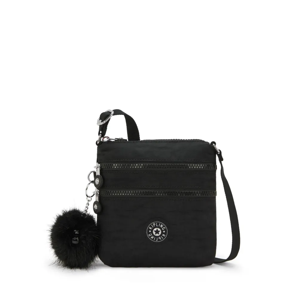 Kipling Alvar XS crossbody tas zwart klein waterafstotend