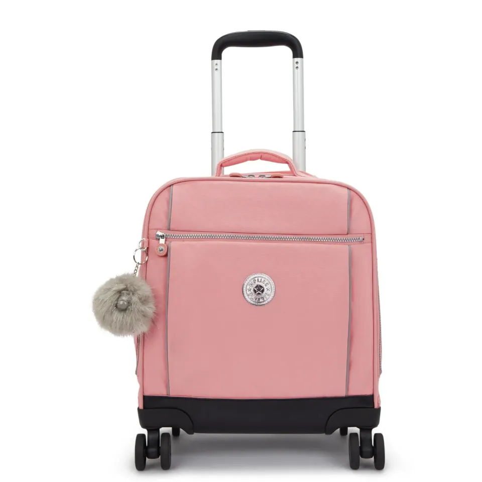 Kipling New Storia S schooltas Bridal Rose medium met wielen