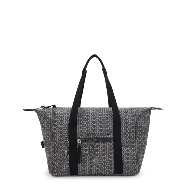 Kipling Casual Art schoudertas medium grey denim A4