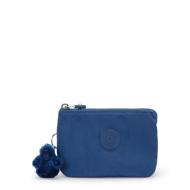 Kipling Creativity S portemonnee Casual Blue klein met ritsvak