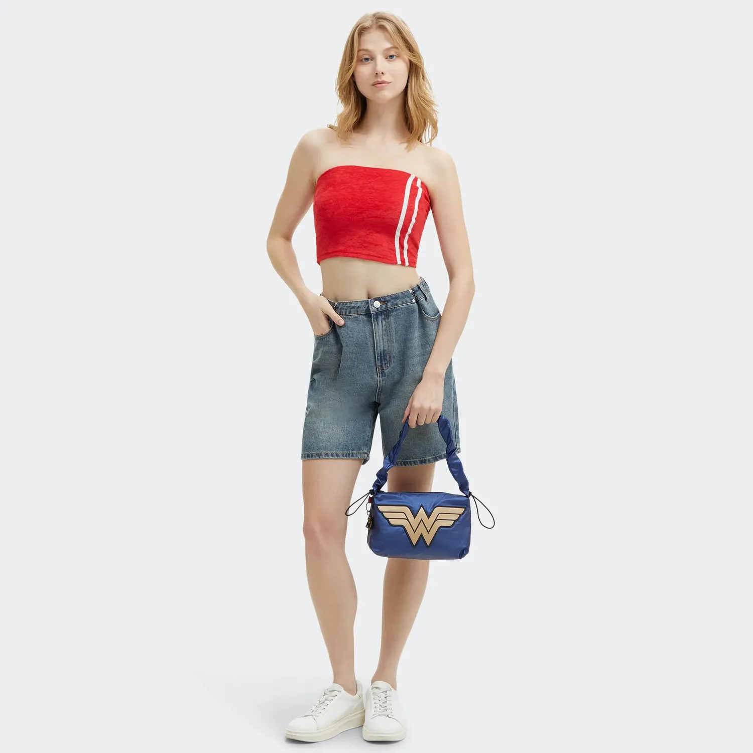 Kipling Eleni schoudertas Klein Wonder Blue metallic