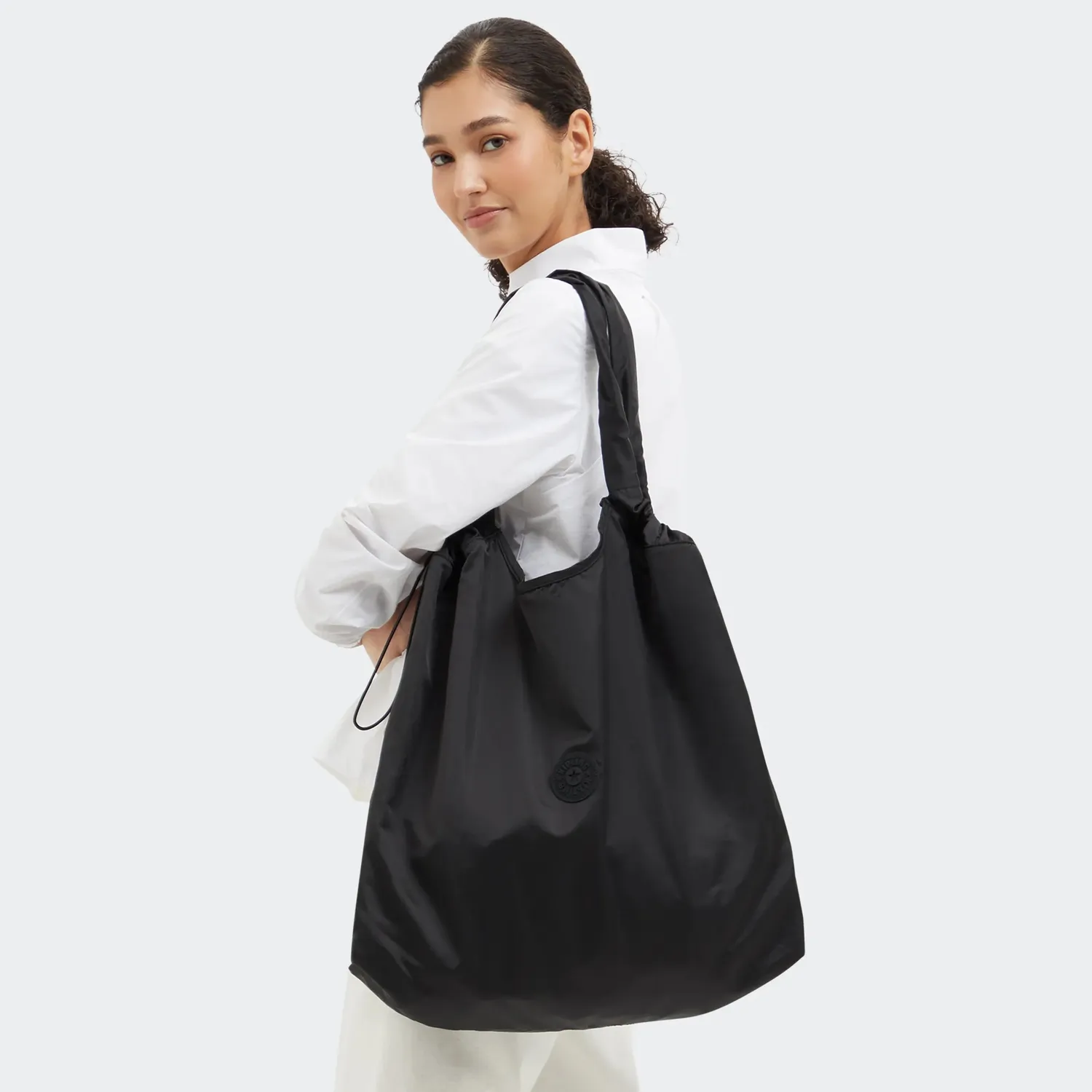 Kipling Assie shopper Simply Black groot lichtgewicht