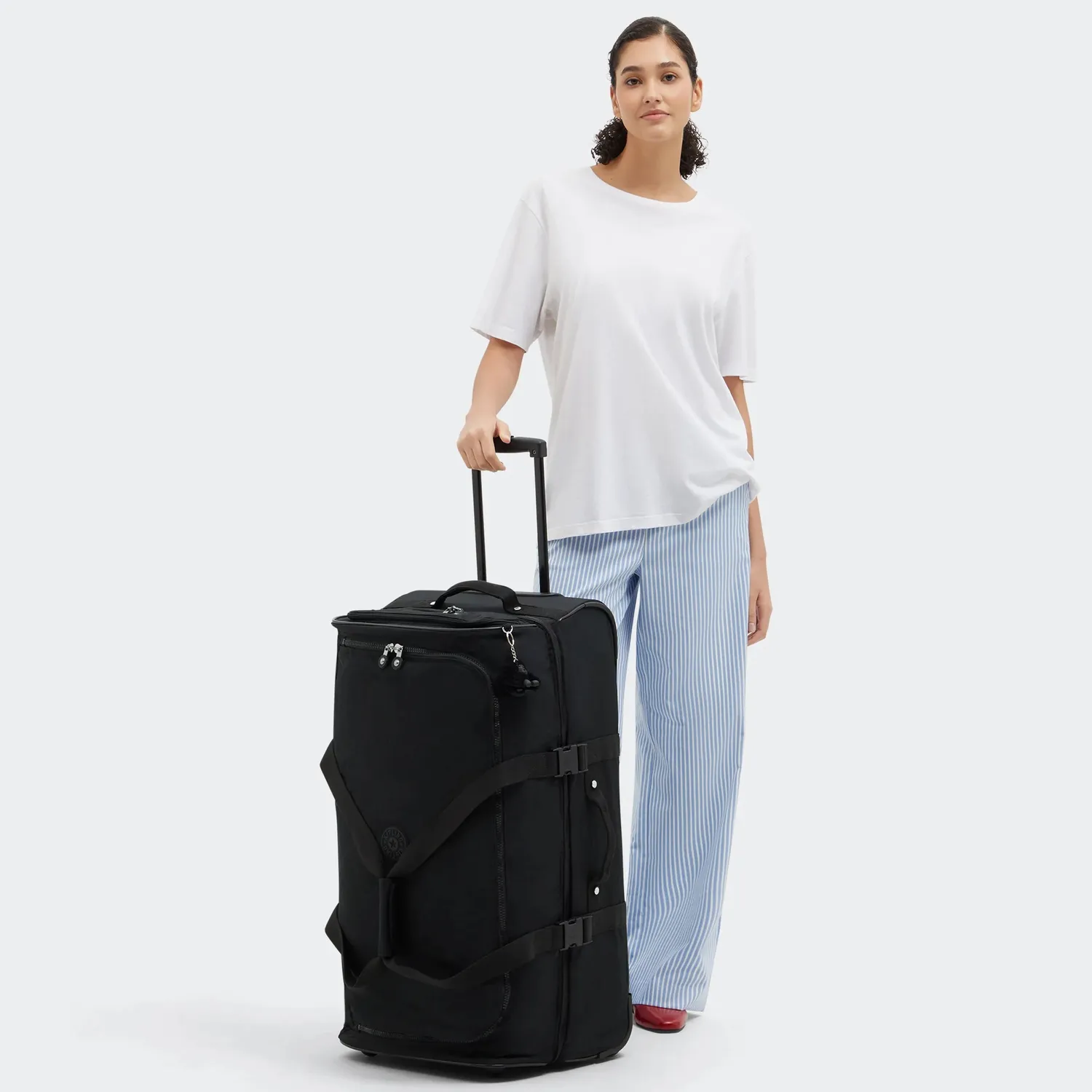 Kipling Teagan L koffer Groot Black Noir licht