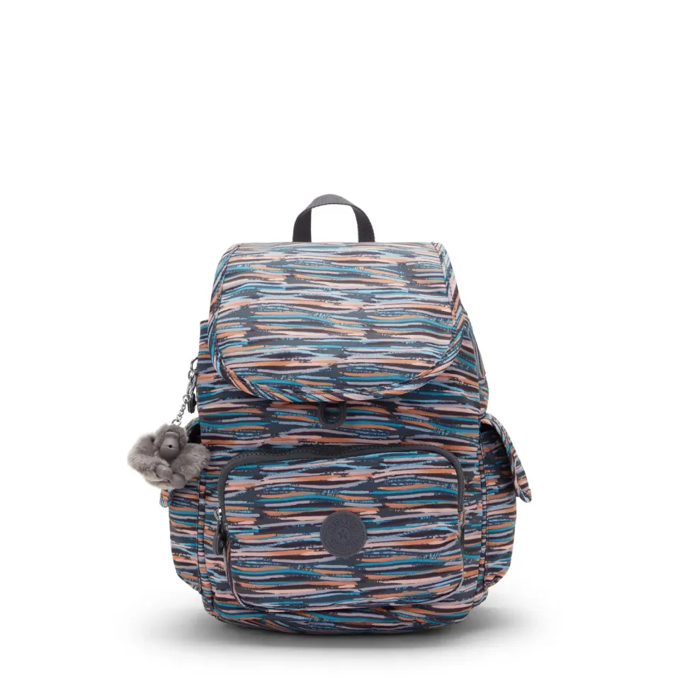 Kipling City Pack S rugzak Mineral Stripes Klein gestreept