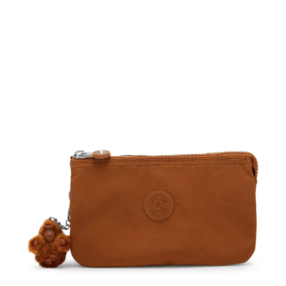Kipling Creativity L organizer Stylish Mokka groot nylon