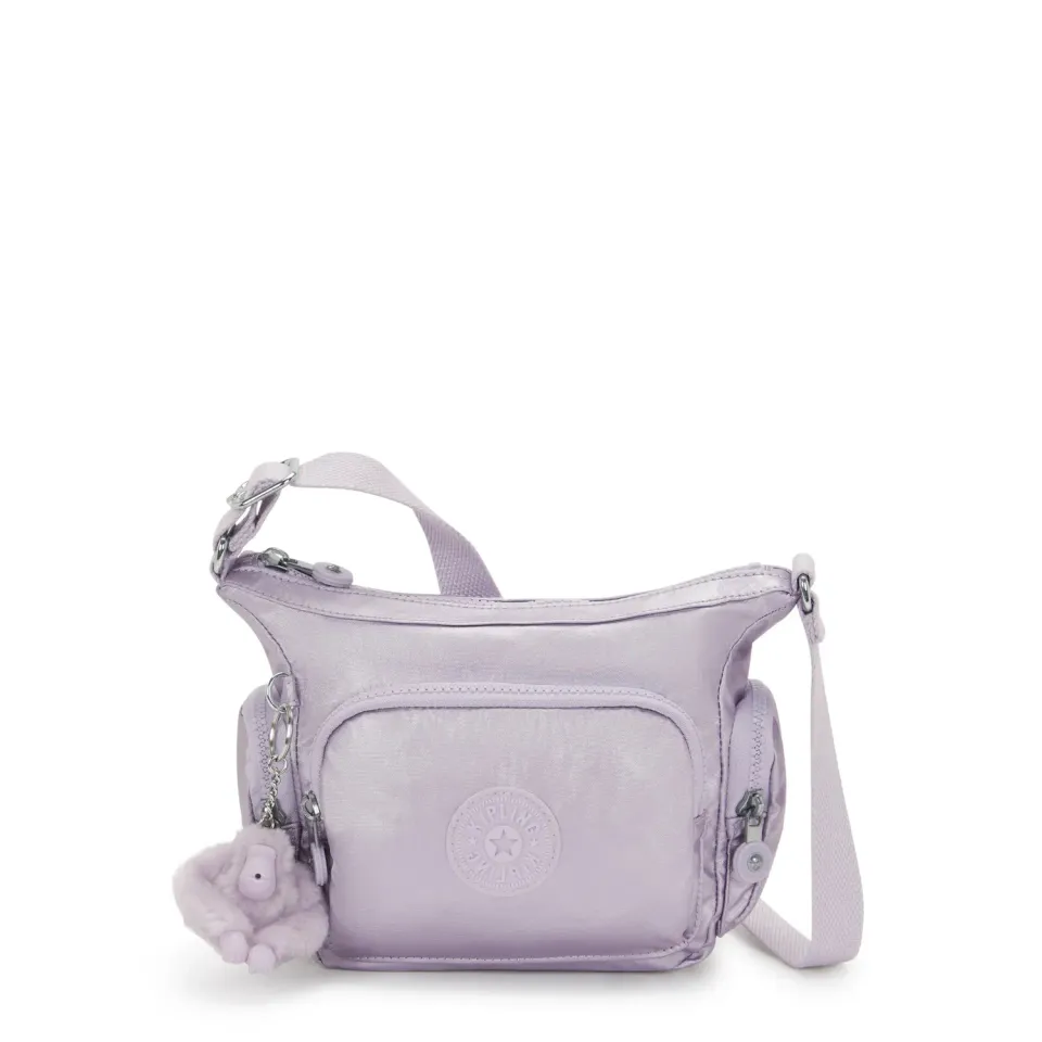 Kipling Gabbie Mini schoudertas Klein Lilac Moon Metallic waterafstotend