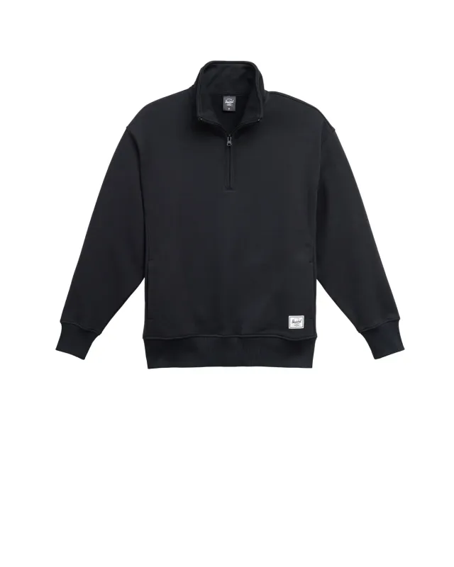 Herschel Classic Trui Dames Quarter Zip Black