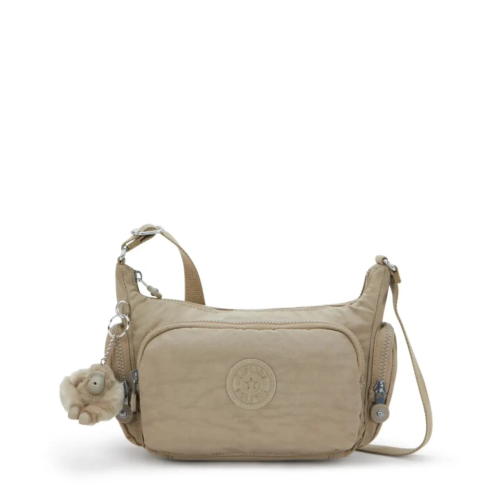 Kipling Gabbette S crossbody Soft Taupe Klein schoudertas