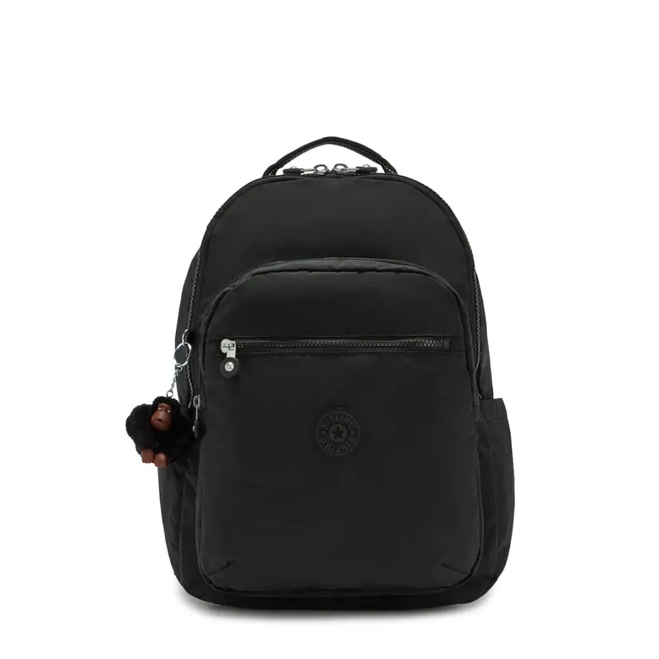 Kipling Seoul rugzak Groot True Black waterafstotend