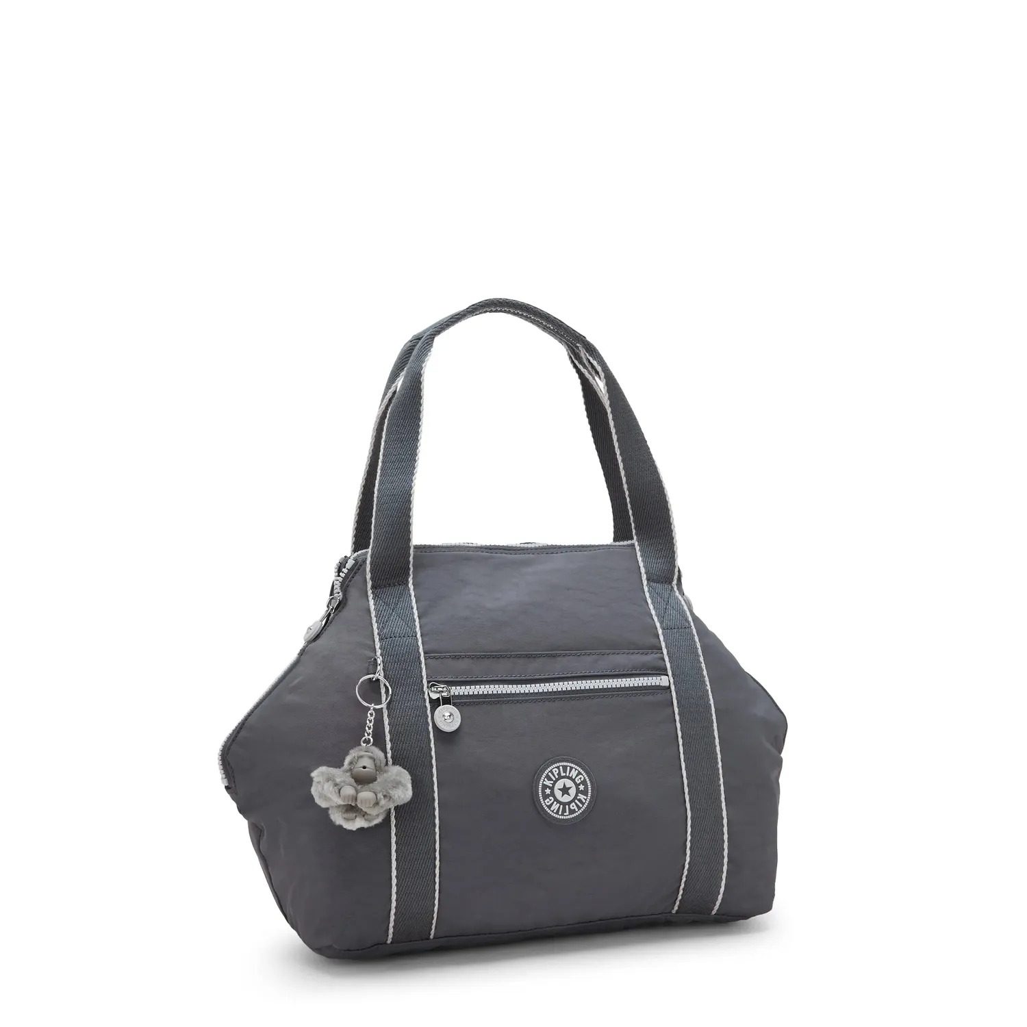 Kipling Art schoudertas medium moonlit grey ruim