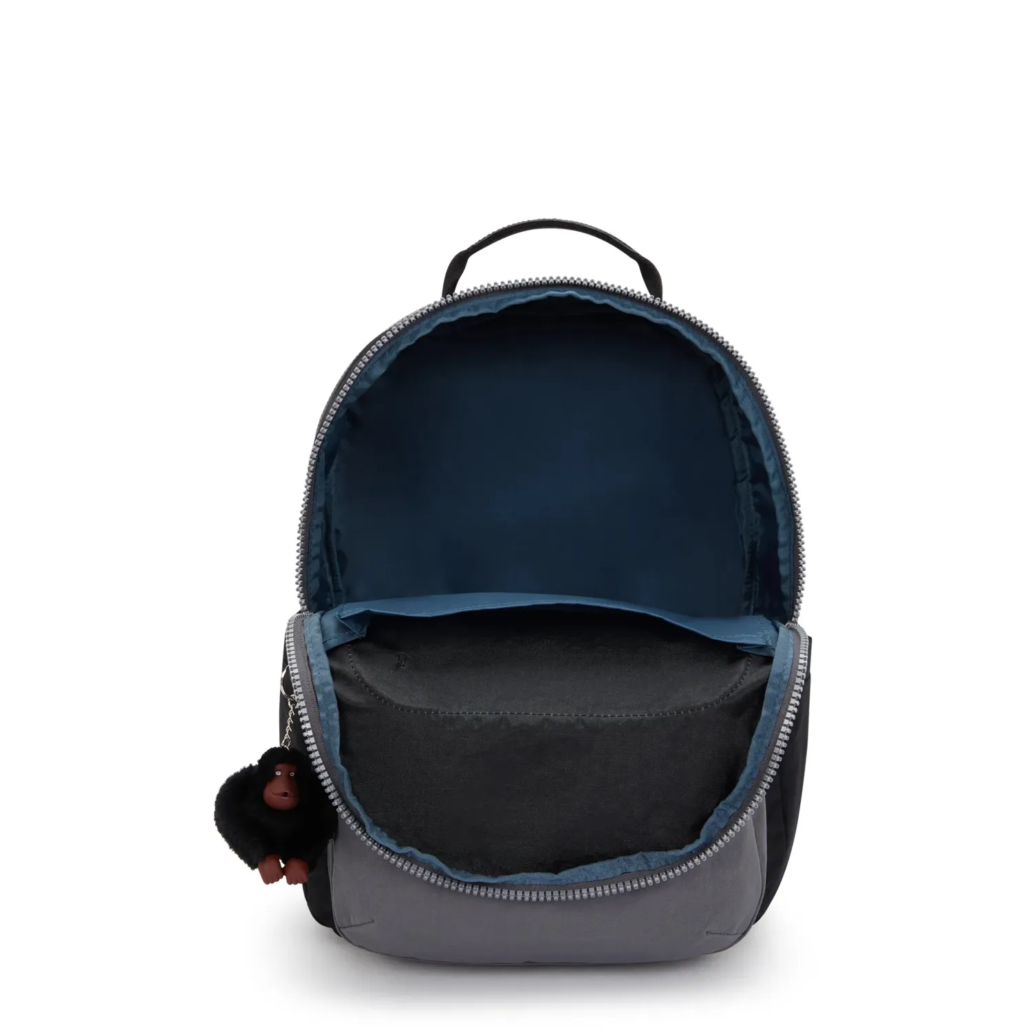 Kipling Seoul College Extra rugzak Space Black Block groot zwart