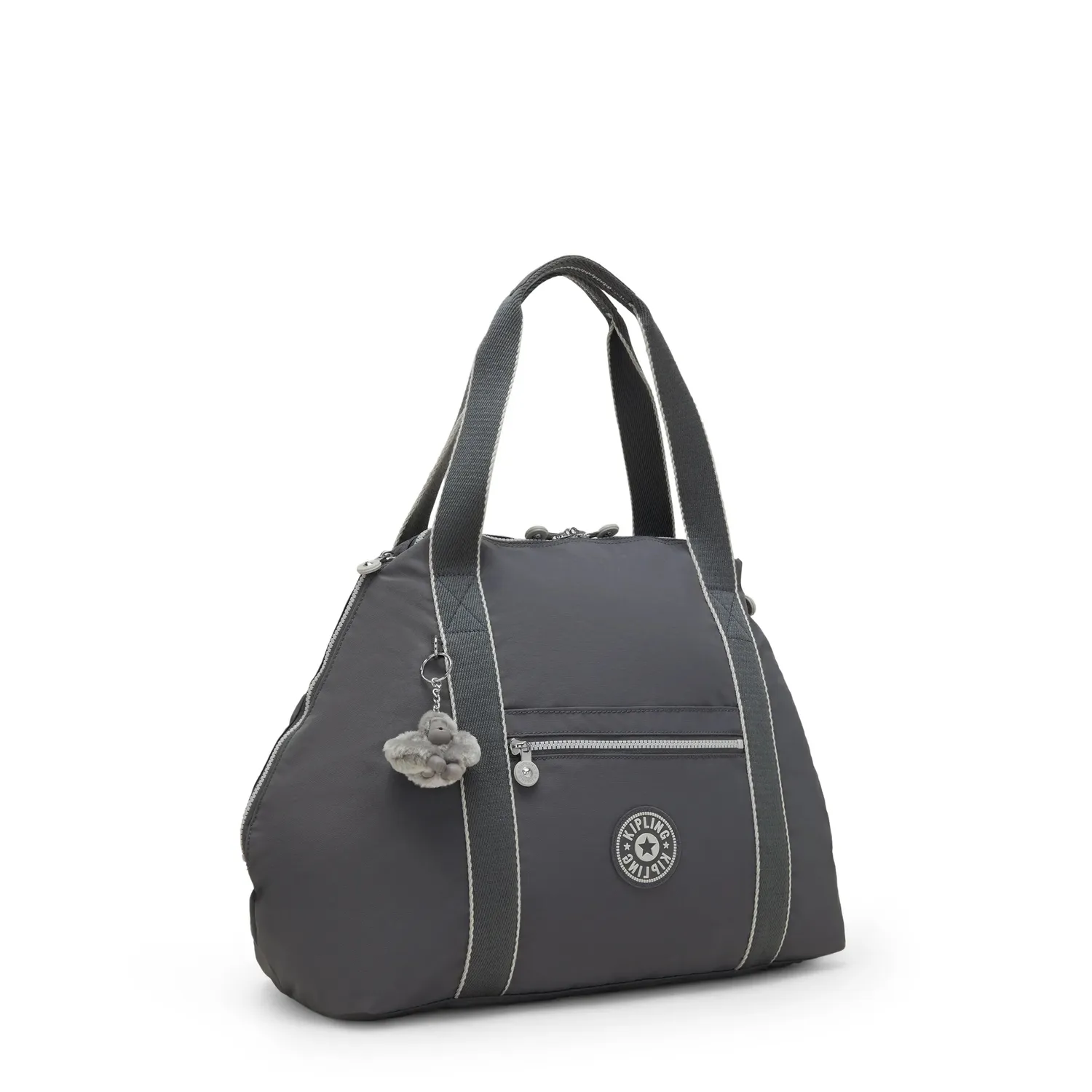 Kipling Art M draagtas Moonlit Grey groot waterafstotend