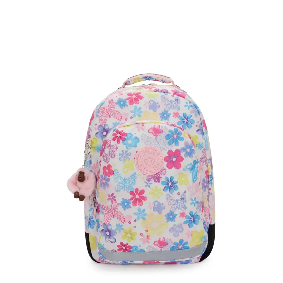 Kipling Class Room rugzak Groot Flower Stamp 15 inch