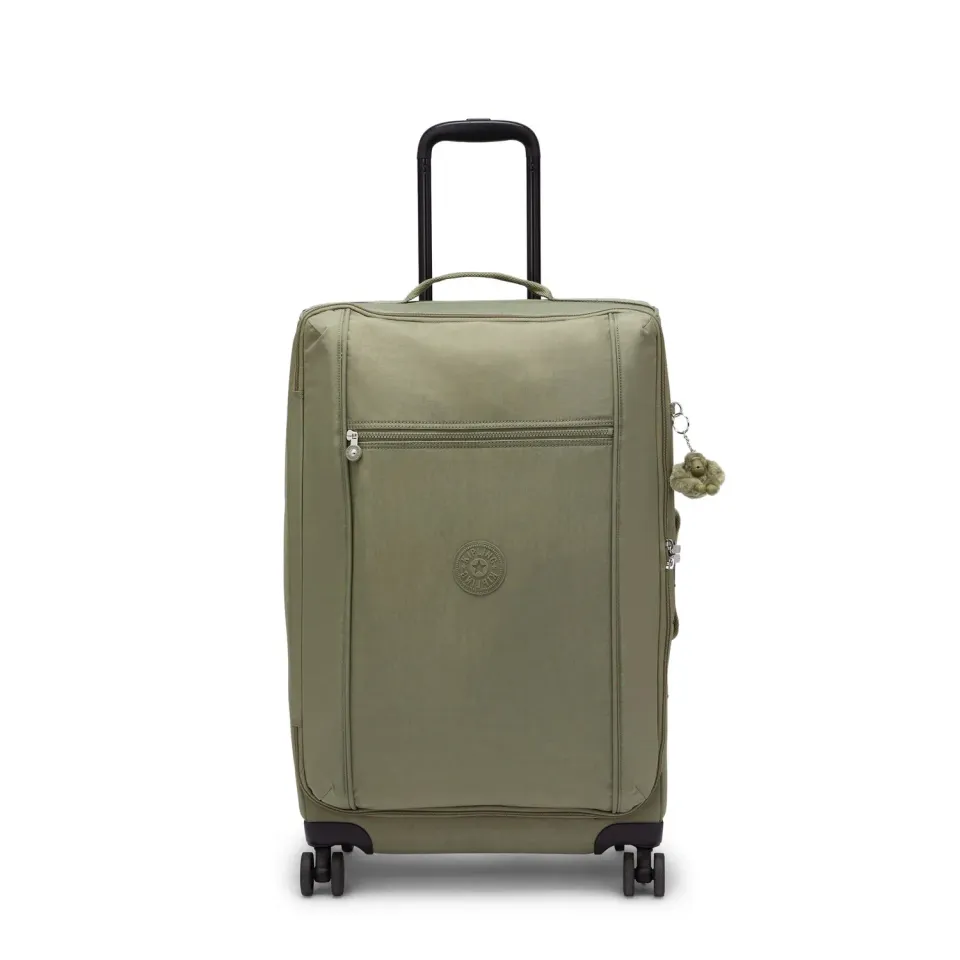 Kipling Jet M koffer Almost Sage Medium met TSA-slot