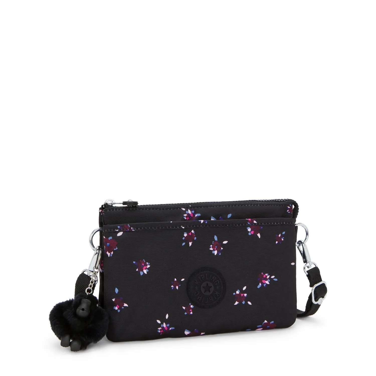 Kipling Riri crossbodytas klein Night Flower print