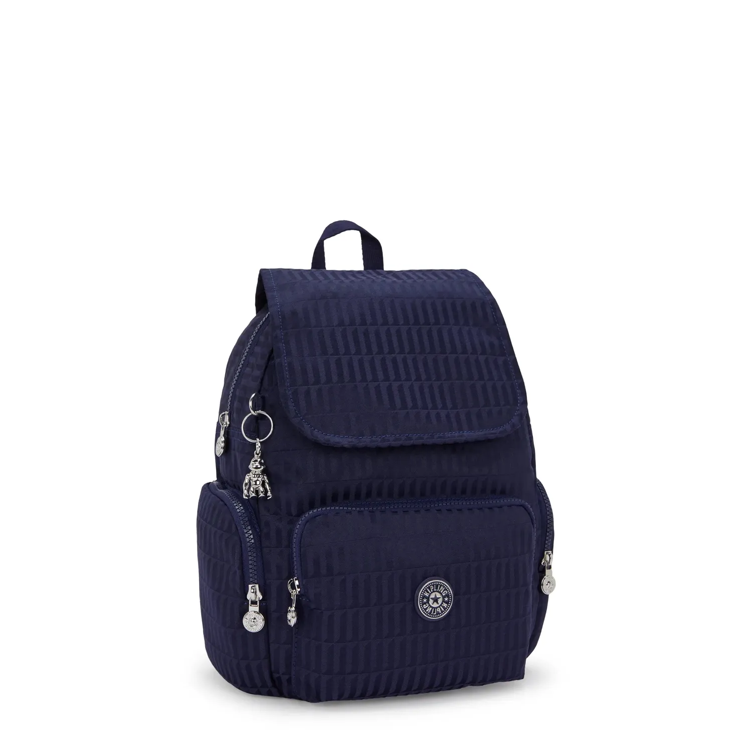 Kipling City Zip S rugzak Night Tile Jacquard klein lichtgewicht