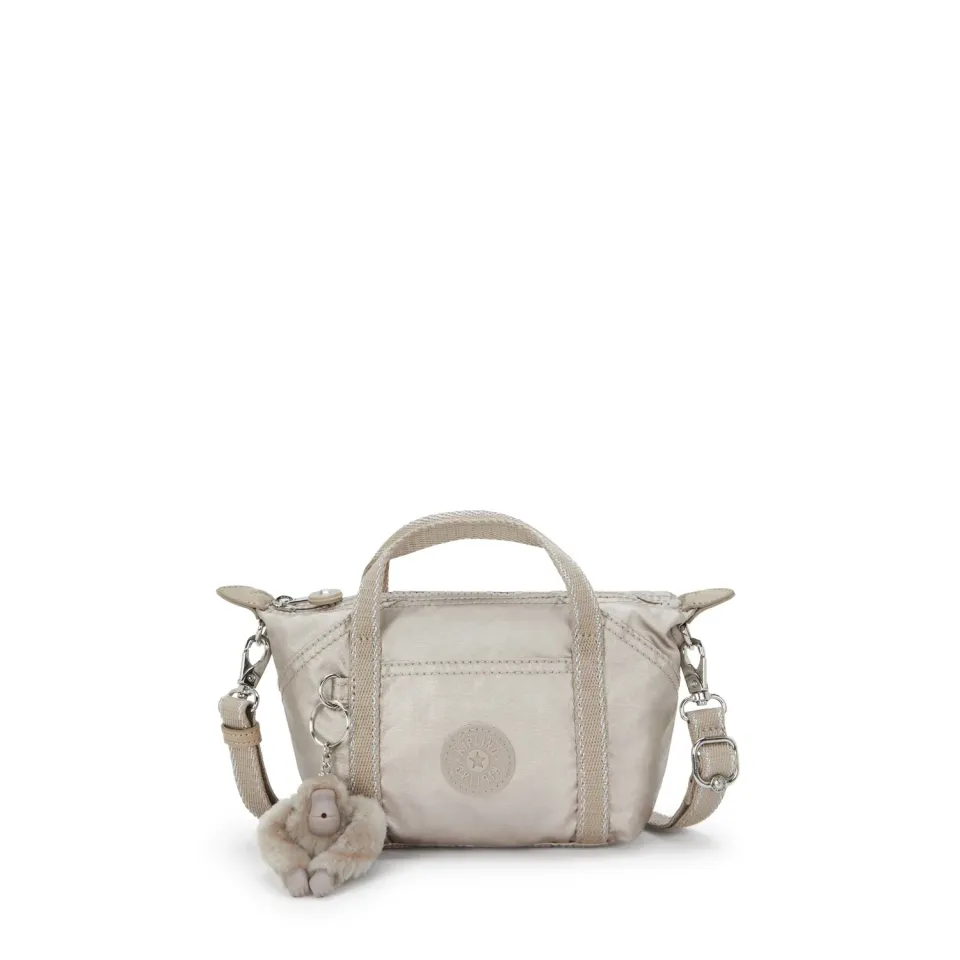 Kipling Art Compact schoudertas metallic glow klein gevoerd