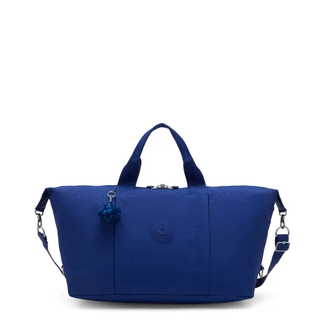 Kipling Bori weekendtas Groot Diamond Wave Emboss reliëf
